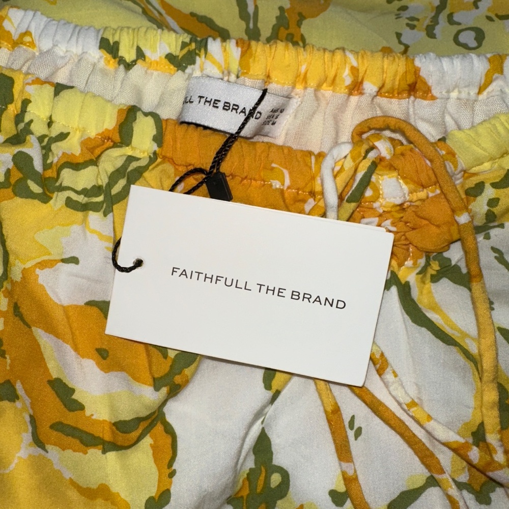 Faithfull The Brand Asturias Midi Halter Strapless Dress - Picture 6 of 7
